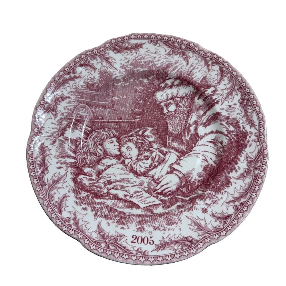 Noble Excellence Twas The Night Before Christmas 2005 Collector Plate 10 5/8”
